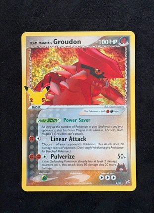 Team Magma's Groudon 9/95 #9 Pokemon Celebrations, merk: Pokémon, staat: Nieuw zonder prijskaartje, € 6,25, € 7,26 inclusief Kopersbescherming