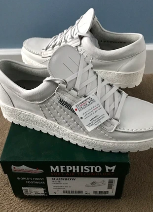 Mephisto Rainbow Oregon Shoes in white, brand: Mephisto, condition: New with tags, size: 9, £185.00, £194.95 includes Buyer Protection