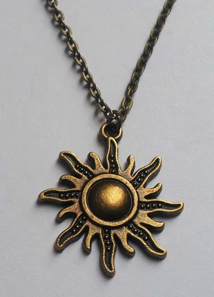 Bronze Sun Necklace, condition: New without tags, £2.20, £3.01 includes Buyer Protection