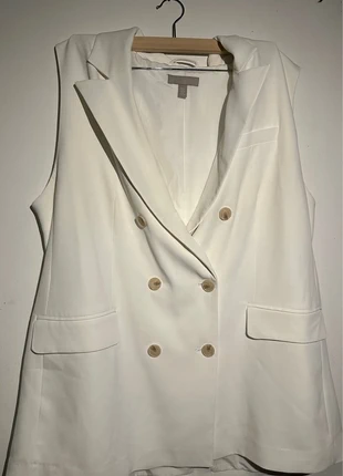 Camisa com botões branca H&M, brand: H&M, condizioni: Buone, taglia: XL / IT 46 / EU 42, €6.00, €7.00 include la Protezione acquisti