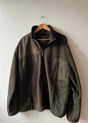 City Hunter Fleecejacke XXL Olivgrün Braun Stehkragen Brusttasche, brand: City Hunter, condizioni: Ottime, taglia: XXL, €20.00, €21.70 include la Protezione acquisti