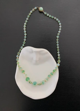 Collana pietra verde, merk: Vintage Dressing, staat: Heel goed, € 4,50, € 5,43 inclusief Kopersbescherming