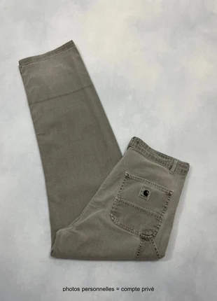 Jean Carhartt wip Gris Knee modèle Pierce Pant Boyfriend Denim - Taille M w28 /546, marque: Carhartt, état: Très bon état, taille: M / 38 / 10, 43,00 €, 45,85 € Protection acheteurs incluse