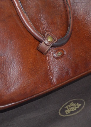 The Bridge Aktentasche mit Staubbeutel, merk: The Bridge, staat: Goed, € 60,00, € 63,70 inclusief Kopersbescherming