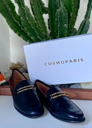 Mocassins Cosmoparis Femme modèle Verine - Noir – Pointure 37 - cuir - Neufs et emballés., marque: Cosmoparis, état: Neuf avec étiquette, taille: 37, 60,00 €, 63,70 € Protection acheteurs incluse