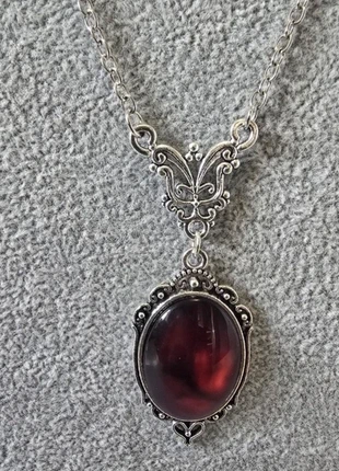 Gothic Blood Red Quartz Charm Necklace, condition: New with tags, £2.95, £3.80 includes Buyer Protection Pro