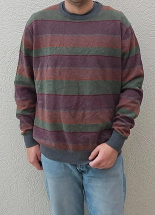 Tricot pull à rayures vintage homme xxl casa moda 100% coton, brand: Casa Moda, condition: Very good, size: XXL, €12.00, €13.30 includes Buyer Protection