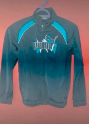Veste Puma bleue marine & bleue claire - T10ans, marca: Puma, estado: Muito bom, tamanho: 10 anos / 140 cm, €8.00, €9.10 inclui Proteção do Comprador