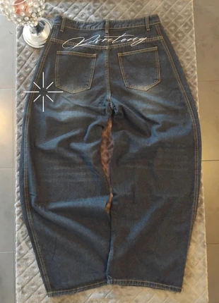 Jean baggy Y2K Bleu Marine Taille XL, merk: Tendance, staat: Heel goed, maat: XL, € 39,00, € 41,65 inclusief Kopersbescherming