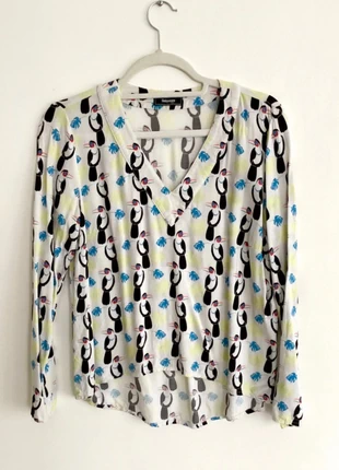 Blouse fluide à motifs urban jungle Sinéquanone T.38/M, brand: Sinéquanone, condition: Very good, size: M / 38 / 10, €6.00, €7.00 includes Buyer Protection