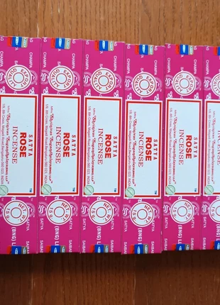 Lot de 8 boîtes d'encens satya rose, brand: Satya, condition: New with tags, €8.64, €9.77 includes Buyer Protection Pro