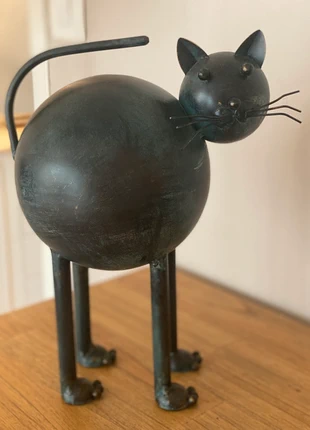 Magnifique chat décoratif en métal, état: Très bon état, 23,00 €, 24,85 € Protection acheteurs incluse