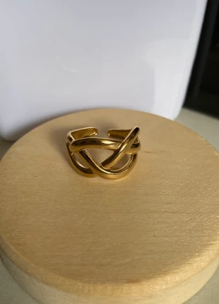 Bague en acier inoxydable, marque: Stüssy, état: Très bon état, taille: Ajustable, 15,00 €, 16,45 € Protection acheteurs incluse