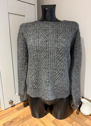 Grey Metallic Wool Blend Chunky Knit Jumper – Size M – VGC, brand: Primark, condition: Very good, size: M / UK 12-14, £5.00, £5.95 includes Buyer Protection