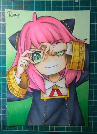 Disegno originale Anya SpyxFamily, marque: Mano, état: Neuf sans étiquette, 22,00 €, 23,80 € Protection acheteurs incluse