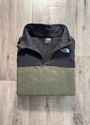 Polaire 1/4 zip The North Face noire et kaki modèle Glacier polyester homme - Taille S, marca: The North Face, estado: Muito bom, tamanho: S, €25.00, €26.95 inclui Proteção do Comprador Pro