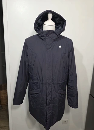 Manteau long parka fourré polaire K-way Rémi ripstop marmotta bleu taille L mixte 🔥, merk: K-Way, staat: Heel goed, maat: L, € 199,00, € 209,65 inclusief Kopersbescherming Pro