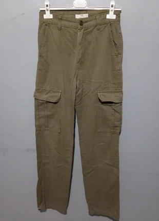 Pantalon cargo STR - Kaki - Taille 36 (ref287), marque: STR, état: Très bon état, taille: S / 36 / 8, 6,90 €, 7,95 € Protection acheteurs incluse