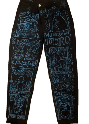 Studio Ghibli custom jeans, brand: Studio Ghibli, condition: Very good, size: M / 38 / 10, €27.00, €29.05 includes Buyer Protection