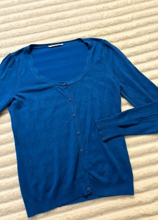 Gilet bleu cobalt vintage y2k classy chic minimal preppy clean girl timeless office aesthetic, brand: Vintage, condition: Very good, size: M / 38 / 10, €13.90, €15.30 includes Buyer Protection