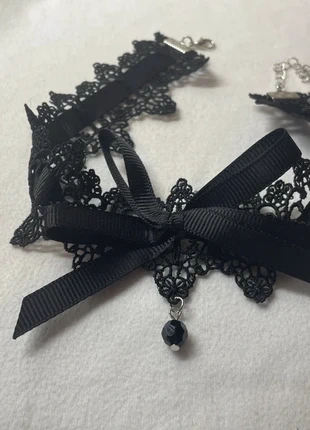 black lace choker, brand: Lace, condition: New without tags, £1.00, £1.75 includes Buyer Protection