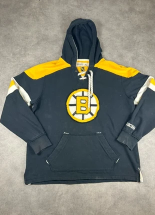 Sweat à capuche universitaire jaune NHL Boston Bruins CCM – Taille XL, marke: CCM, zustand: Sehr gut, größe: XL, 25,00 €, 26,95 € inklusive Vinted-Käuferschutz