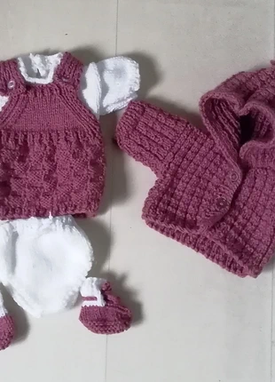 Habits de poupées, merk: Fait Main, staat: Nieuw zonder prijskaartje, maat: Prematuur, tot 44 cm, € 3,00, € 3,85 inclusief Kopersbescherming