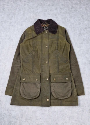 Wax Jacket Barbour Border Beadnell Veste Harrington Coton Ciré Toile Huilé, marque: Barbour, état: Très bon état, taille: S / 36 / 8, 189,90 €, 200,10 € Protection acheteurs (Pro) incluse