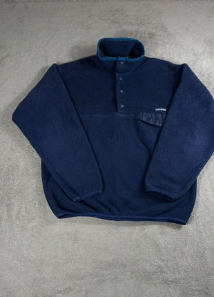 Polaire à boutons et poche violette marine vintage Patagonia Snap-T homme taille M, marca: Patagonia, estado: Muito bom, tamanho: M, €67.00, €71.05 inclui Proteção do Comprador