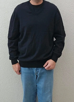 Pull tricot col v homme hugo boss taille xl 100% laine vierge noir, marque: Hugo Boss, état: Satisfaisant, taille: XL, 5,00 €, 5,95 € Protection acheteurs incluse