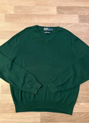 Pull Ralph Lauren Col V 100% Pima Cotton vert, marque: Ralph Lauren, état: Très bon état, taille: XL, 25,00 €, 26,95 € Protection acheteurs incluse