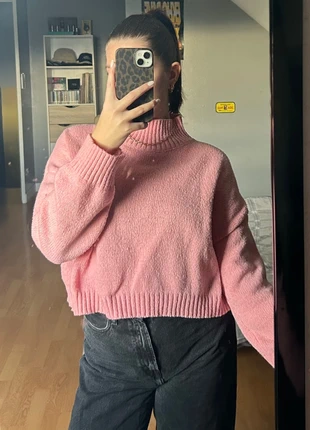 Pull rose à col roulé Shein, marke: Rose, zustand: Sehr gut, größe: S / 36 / 8, 6,50 €, 7,53 € inklusive Vinted-Käuferschutz