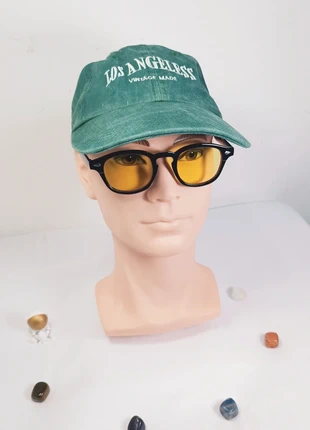 Cap Vintage Retro Green Los Angeles – Vintage Made Unisex, merk: Vintage Dressing, staat: Nieuw met prijskaartje, maat: Universele maat, € 10,00, € 11,20 inclusief Kopersbescherming