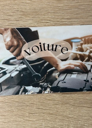 Page de garde Voiture - Enveloppe budgétaire A6, brand: Fait Main, condizioni: Nuovo con cartellino, €1.50, €2.28 include la Protezione acquisti Pro