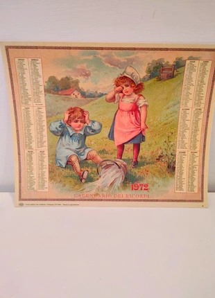 Calendario dei ricordi anno 1972 idea regalo, condizioni: Nuovo senza cartellino, €5.00, €5.95 include la Protezione acquisti