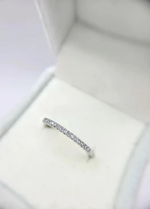 Minimalist & Elegant Synthetic Zirconia Ring Size 9 19mm R1/2 EUR 60, condition: New without tags, size: 19 mm / R½, £7.99, £9.09 includes Buyer Protection