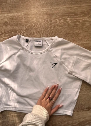 haut manche longue gymshark blanc, brand: Gymshark, condition: New without tags, size: S / 36 / 8, €10.00, €11.20 includes Buyer Protection