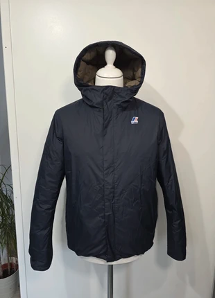 Manteau parka doudoune rembourrage plumes K-way Franck thermo plus bleu foncé taille L mixte 🔥, merk: K-Way, staat: Heel goed, maat: L, € 219,00, € 230,65 inclusief Kopersbescherming Pro