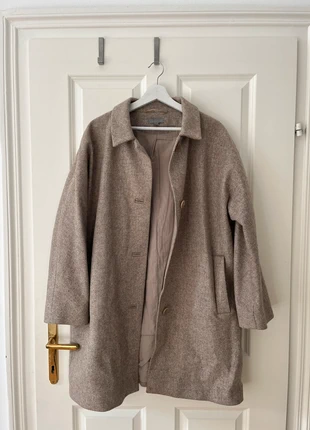 Wollmantel von COS | Minimalist Oversize Fit | Taupe Melange, brand: COS, condizioni: Ottime, taglia: XXL / IT 48 / EU 44, €65.00, €68.95 include la Protezione acquisti
