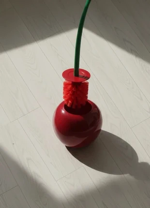 Vintage Brosse de Toilette Design Cerise Géante Rouge et Verte Décoration Y2K, marca: Vintage Dressing, estado: Novo com etiquetas, €35.00, €37.45 inclui Proteção do Comprador