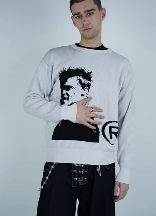 Pull crewneck knit Joy Divizn Fight Club Brad Pitt Knit Sweater, marque: joy divizn, état: Bon état, taille: L, 40,00 €, 42,70 € Protection acheteurs incluse