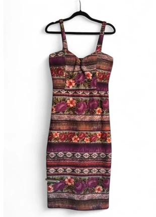 Kiah Floral Print Summer Midi bodycon Dress size 14, brand: KIAH, condition: Very good, size: XL / 42 / 14, €5.00, €5.95 includes Buyer Protection