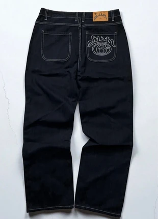 Jeans large à motifs brodés Y2K streetwear, brand: Aesthetic, condizioni: Nuovo senza cartellino, taglia: M, €30.00, €32.20 include la Protezione acquisti Pro