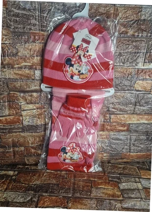 Ensemble bonnet gants écharpe Minnie Mouse Disney fille rose neuf officiel, brand: Disney, condition: Very good, €9.90, €11.10 includes Buyer Protection Pro