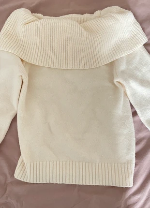 Pull col bardot en maille taille S, marque: Crème, état: Neuf sans étiquette, taille: S / 36 / 8, 10,00 €, 11,20 € Protection acheteurs incluse