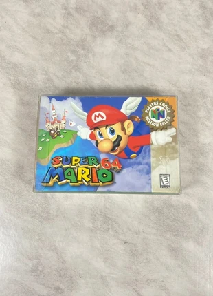 Super Mario 64 Nintendo 64 complet CIB – Version US Collectionneur– jeu rétro collector vintage, staat: Heel goed, € 179,00, € 188,65 inclusief Kopersbescherming Pro
