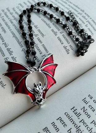 Collana vampiro con perline nere dark gothic alternative, marque: Alternative, état: Très bon état, 8,00 €, 9,10 € Protection acheteurs incluse