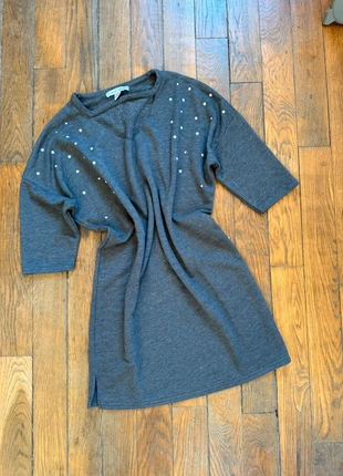 Robe pull fin grise oversize Amisu taille xs 34, brand: Amisu, condition: Very good, size: XS / 34 / 6, €4.00, €4.90 includes Buyer Protection