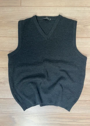 pull sans manches veston gris en laine épaisse  vintage off shoulder sleevless sweater wool, marque: Max wool, état: Très bon état, taille: M, 8,00 €, 9,10 € Protection acheteurs incluse