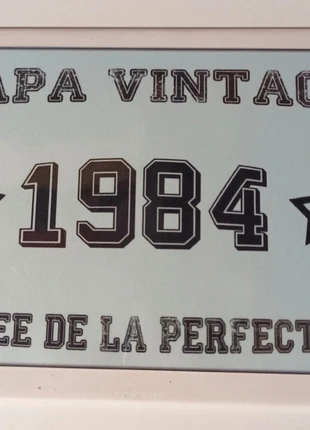 Jolie faïence décorative Papa vintage 1984 idée cadeau homme noël anniversaire, brand: Fait Main, condition: New with tags, €6.00, €7.00 includes Buyer Protection